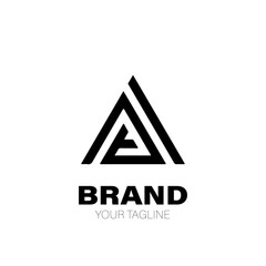 Triangle Logo. Triangle Logo Design. Triangle Logo Brand. Triangle Logo Vector Design Isolated on White Background