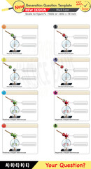 Physics, Physical concepts, High school, middle school, exam question template, numerical lessons, verbal lessons, Next generation problems, for teachers, editable, black layer, eps