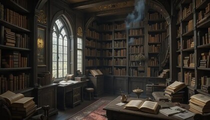 Obraz premium Whispers of the Ancient Books