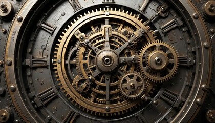Obraz premium Timeless Gear Symphony