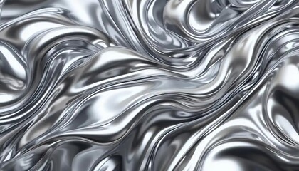 Fluid Abstract Liquid Metal