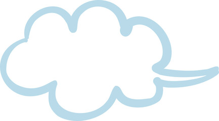 구름 날씨 기후 아이콘 귀여운 손그림