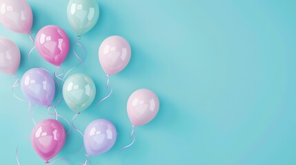 Children's Day Balloon Background: A Colorful and Dreamy Realm to Build the Fantasy World of Childhood