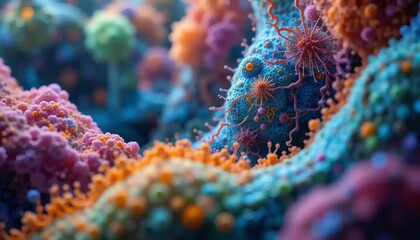 Obraz premium Molecular 