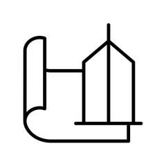 Architecture icon design template