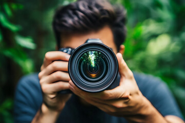 man with camera