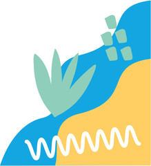 Corner Frame modern Abstract