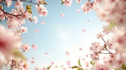 Obraz premium intertwined blossom frame