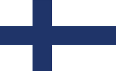 National flag of Finland vector image