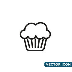 Minimalist Cup Icon Design Template 
