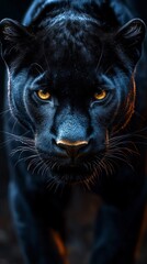 Black Panther Close-up Portrait