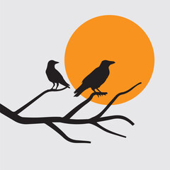 silhouette of a bird, silhouette bird 
