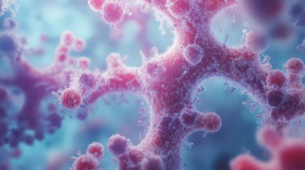 Intricate Cellular Structure: A Microscopic View