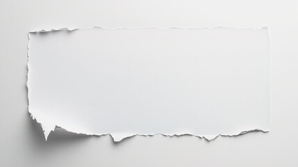 Torn White Paper