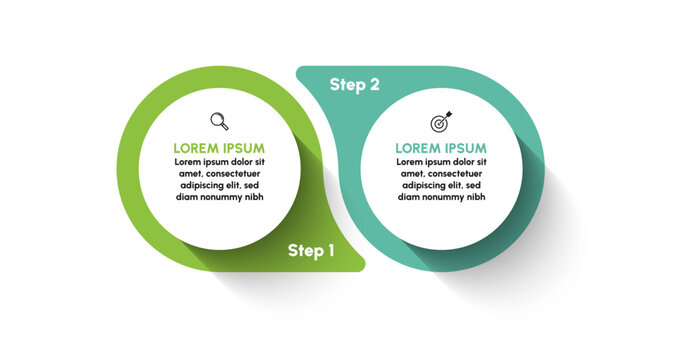 Business data visualization. timeline infographic icons designed for abstract background template milestone element modern diagram process technology digital marketing data presentation chart Vector