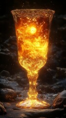 Golden Enchanting Cup of Light