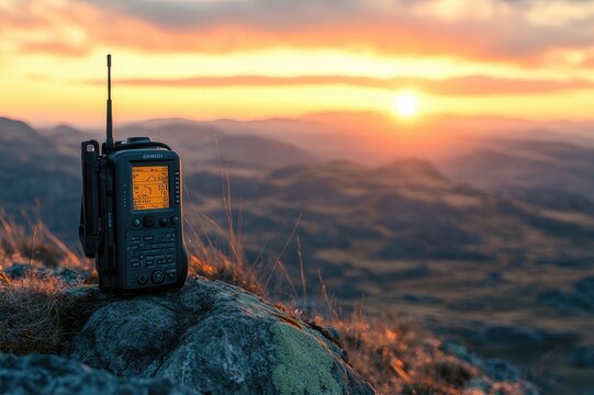  handheld ham radio transceiver.