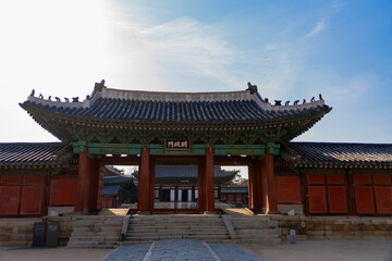 창경궁 입구 명정문과 명정전- 종로구, 서울, 대한민국