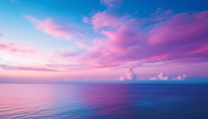 Fototapeta premium sunset over the sea background wallpaper