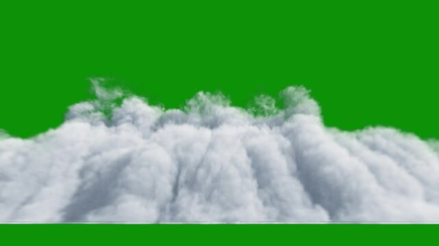 Snow avalanche high quality green screen, The video element of on a green screen background, Ultra High Definition, 4k video, on a green screen background.

