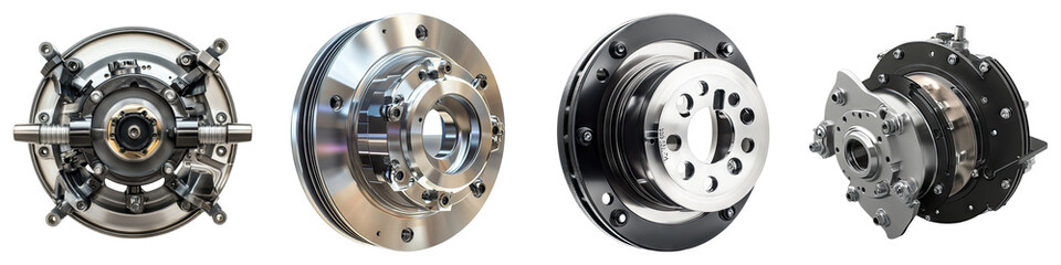 Brake booster isolated on transparent background.PNG Set of