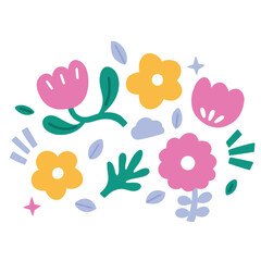 Hand drawn flower illustration