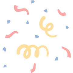 Birthday party confetti