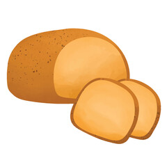 Bread hand drawn illustration