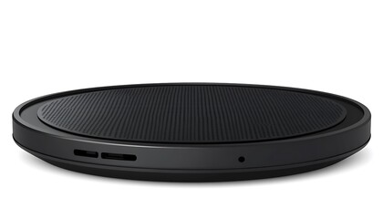 Wireless charger, black, studio shot
