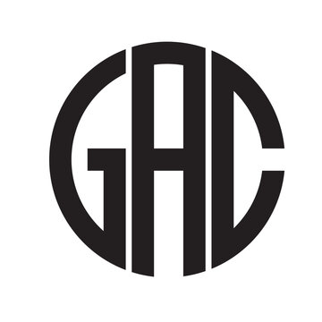 GAC modern elegance and creative logo design .GAC luxurious alphabet design . GAC letter initial logo design.