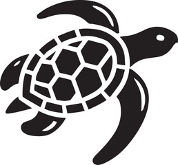 Obraz premium turtle vector, turtle logo silhouette vector, turtle vector illustration