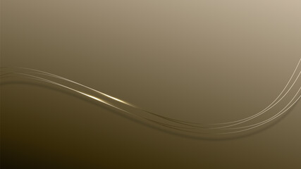 Abstract 3D luxury lines elements with glowing light effect on background.