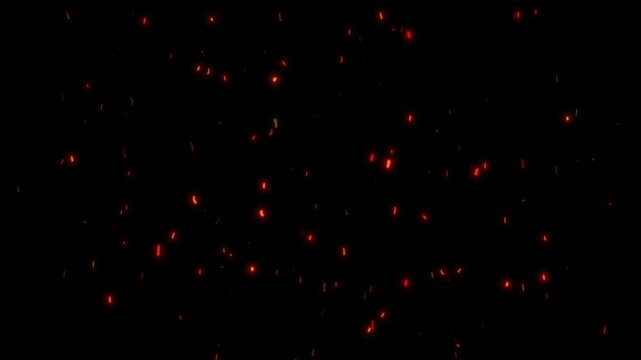 火の粉　ループ素材