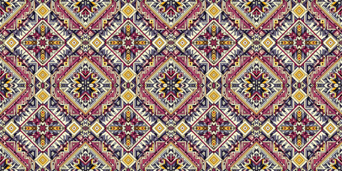 Fabric abstract seamless pattern