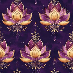 Rich Rich Purple Moment Vibe --tile Pattern Seamless