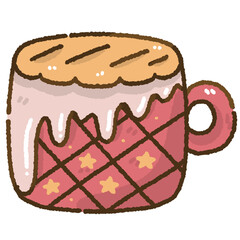Coffee mug tea cup illustration