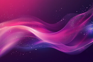 Abstract Pink and White Swirling Light Waves Background – Soft and Dreamy Digital Art