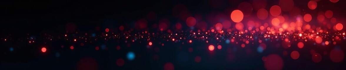 Abstract black background with sparkling bokeh lights, bokeh, backdrop, dark