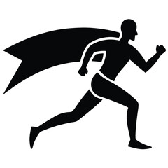 running man silhouette