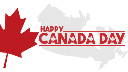 Obraz premium Background of Canada's big day, Canada's independence day.