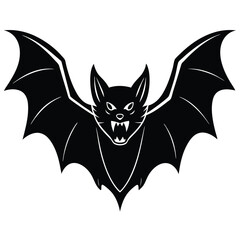 bat on white background