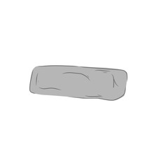 gray stone vector