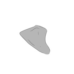 gray stone vector