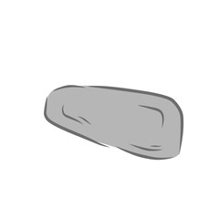 gray stone vector
