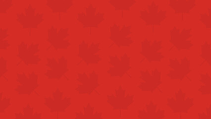 Canada Logo Leaf Pattern Texture Background. Seamless Canada Pattern