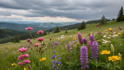 Wildflowers in bloom