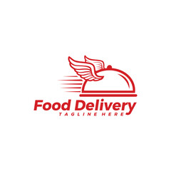 Obraz premium food delivery. concept of cooking, waiter, quick service, send goods, logistic, catering
