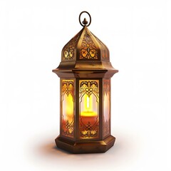 Elegant Decorative Lantern with Warm Candle Light Glow