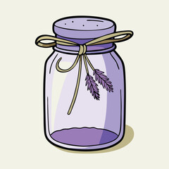 Lavender Essential Oil Jar 