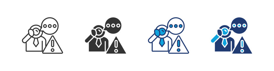 Forecast Multi Style Icon Set Vector 